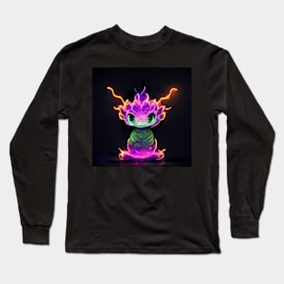 Cute Neon Dragon - best selling Long Sleeve T-Shirt